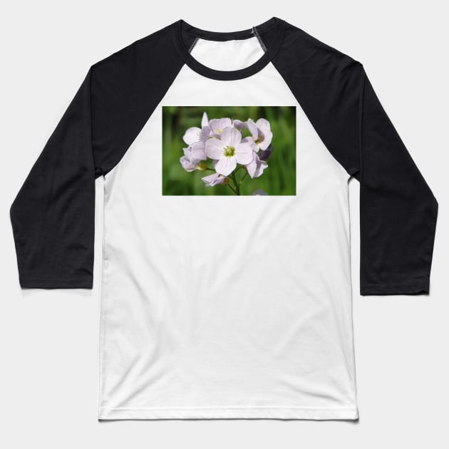 Cuckoo Flowers Baseball T-Shirt by AH64D
